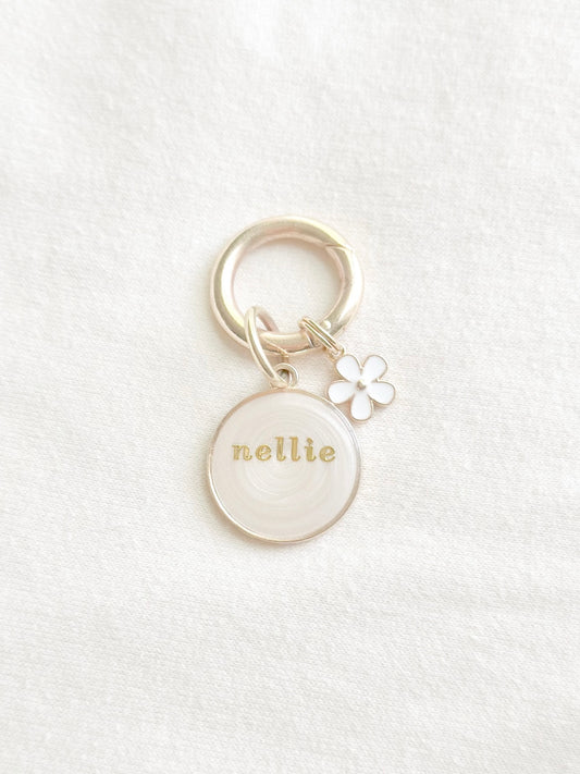 oatmeal resin dog tag